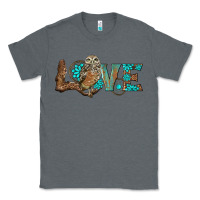 Charcoal Heather owl love Classic Tee - BarkalooDesign