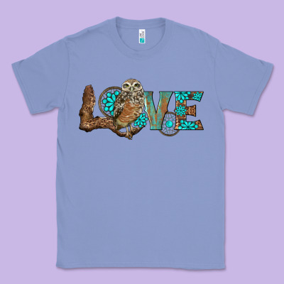 Owl Love Classic Tee Designed By Barkaloodesign