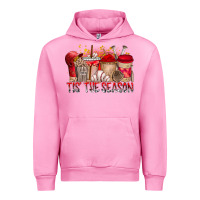 Fuchsia Pink tis the season Urban Hoodie - RacoonDesign