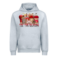 Heather Grey tis the season Urban Hoodie - RacoonDesign