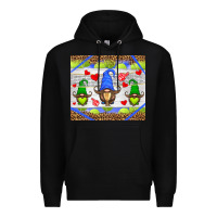 Black western tennis gnome Premium Hoodie - HRA Design Shop