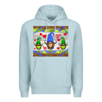 Blue Mist western tennis gnome Premium Hoodie - HRA Design Shop