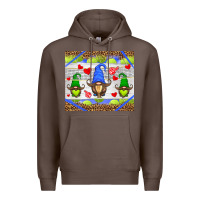 Coffee western tennis gnome Premium Hoodie - HRA Design Shop