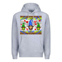 Heather Grey western tennis gnome Premium Hoodie - HRA Design Shop