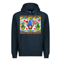 Navy western tennis gnome Premium Hoodie - HRA Design Shop