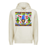 Oatmeal Heather western tennis gnome Premium Hoodie - HRA Design Shop