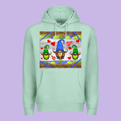 Western Tennis Gnome Premium Hoodie Designed By Hra Design Shop