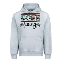 Heather Grey goneracing Urban Hoodie - CowhideDigitalArt