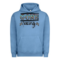 Pigment Pebble Blue goneracing Urban Hoodie - CowhideDigitalArt
