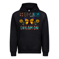 Black keep calm dream on Urban Hoodie - CowhideDigitalArt
