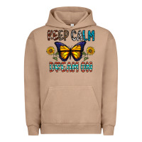 Pigment Burro keep calm dream on Urban Hoodie - CowhideDigitalArt