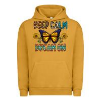 Pigment Peanut Butter keep calm dream on Urban Hoodie - CowhideDigitalArt