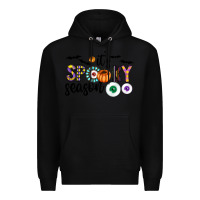 Black spooky Premium Hoodie - CowhideDigitalArt