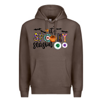 Coffee spooky Premium Hoodie - CowhideDigitalArt