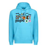 Ocean Blue spooky Premium Hoodie - CowhideDigitalArt