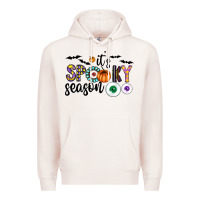Pale Pink spooky Premium Hoodie - CowhideDigitalArt