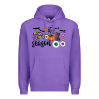 Purple spooky Premium Hoodie - CowhideDigitalArt