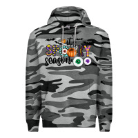 Slate Camo spooky Premium Hoodie - CowhideDigitalArt