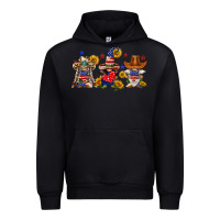 Black american gnomes Urban Hoodie - FaDigitalArtStudio