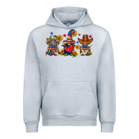 Heather Grey american gnomes Urban Hoodie - FaDigitalArtStudio