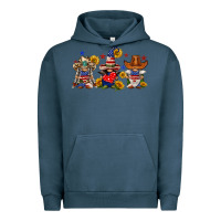 Pigment Midnight Navy american gnomes Urban Hoodie - FaDigitalArtStudio