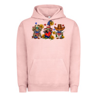 Pigment Salmon american gnomes Urban Hoodie - FaDigitalArtStudio