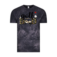 Cloud Black golf dad Vintage Tee - Artiststas