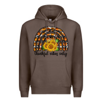 Coffee Thankful Vibes Only Premium Hoodie - CowhideDigitalArt