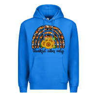 True Royal Thankful Vibes Only Premium Hoodie - CowhideDigitalArt
