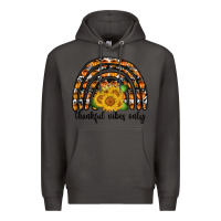 Smoke Thankful Vibes Only Premium Hoodie - CowhideDigitalArt