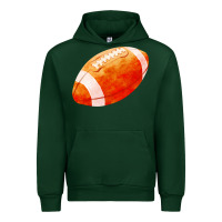 Forest Green american football  pigskin  gridiron football Urban Hoodie - FaDigitalArtStudio