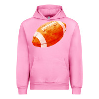 Fuchsia Pink american football  pigskin  gridiron football Urban Hoodie - FaDigitalArtStudio