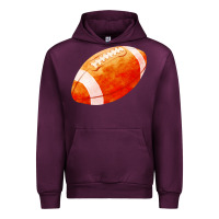 Mauve Wine american football  pigskin  gridiron football Urban Hoodie - FaDigitalArtStudio