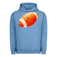 Pigment Pebble Blue american football  pigskin  gridiron football Urban Hoodie - FaDigitalArtStudio