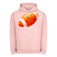 Pigment Salmon american football  pigskin  gridiron football Urban Hoodie - FaDigitalArtStudio
