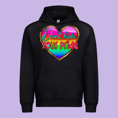 Dont Hide Your Pride Urban Hoodie Designed By Hra Design Shop