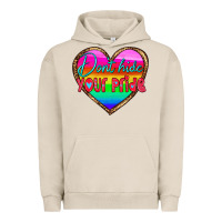 Pigment French Oak dont hide your pride Urban Hoodie - HRA Design Shop