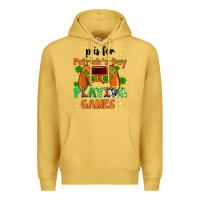 Antique Gold P is Patrick's Day playing games Premium Hoodie - Neo Western