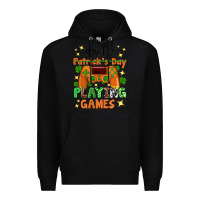 Black P is Patrick's Day playing games Premium Hoodie - Neo Western