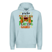 Blue Mist P is Patrick's Day playing games Premium Hoodie - Neo Western