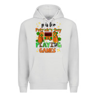 Dove Grey P is Patrick's Day playing games Premium Hoodie - Neo Western