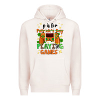 Pale Pink P is Patrick's Day playing games Premium Hoodie - Neo Western