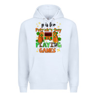 White P is Patrick's Day playing games Premium Hoodie - Neo Western