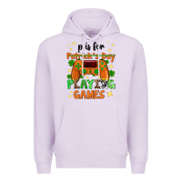 Lilac P is Patrick's Day playing games Premium Hoodie - Neo Western