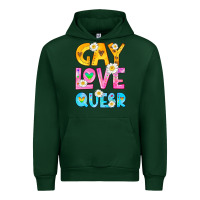 Forest Green gay love queer Urban Hoodie - HRA Design Shop