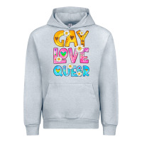 Heather Grey gay love queer Urban Hoodie - HRA Design Shop