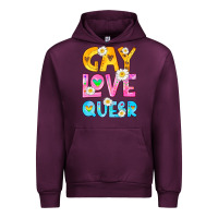 Mauve Wine gay love queer Urban Hoodie - HRA Design Shop