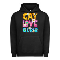 Pigment Black gay love queer Urban Hoodie - HRA Design Shop