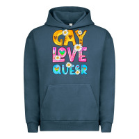 Pigment Midnight Navy gay love queer Urban Hoodie - HRA Design Shop