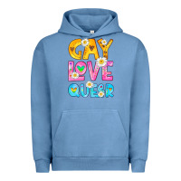 Pigment Pebble Blue gay love queer Urban Hoodie - HRA Design Shop